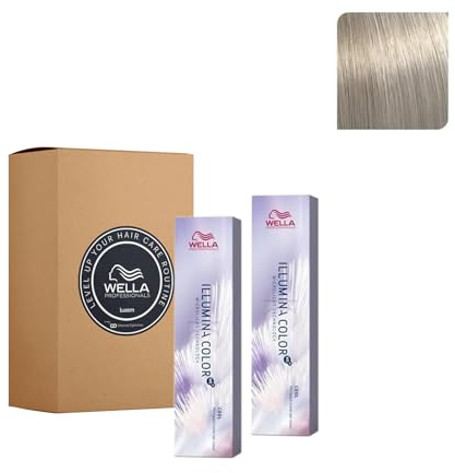 2er Wella Professionals Illumina Color 10/81 Hellstes Blond/Perlasch 60ml