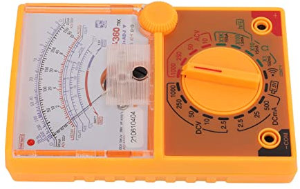 ANKROYU Analog Multimeter, ABS Small Pointer Analog Digital Multimeter Reader, Analog Voltmeter, Analog Measurement Instrument, Electronic Multimeter