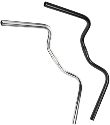 Yardwe 2stücke U-förmiger Fahrradlenker Für Mountainbike Lenkerzubehör Aus Edelstahl Gebogener Retro-lenker Für Fahrrad Kreativer Lenker Für Radsport Und Radreisen