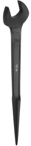 HARFINGTON Single Open End Spanner Wrench 15/16-inch 15 Degree Angle Single Head SAE Construction Spanner Wrenches for Automotive Mechanical Maintenance