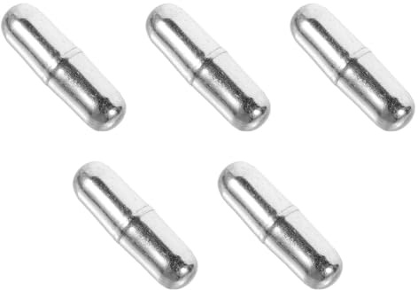 iplusmile 5st Magnetischer Rührbecher Magnetisches Rührpaddel Magnetrührstab Magnetischer Rührstab Für Selbstrührende Becher Magnetplatte Magnetstab Rostfreier Stahl Silver Wiederverwendbar