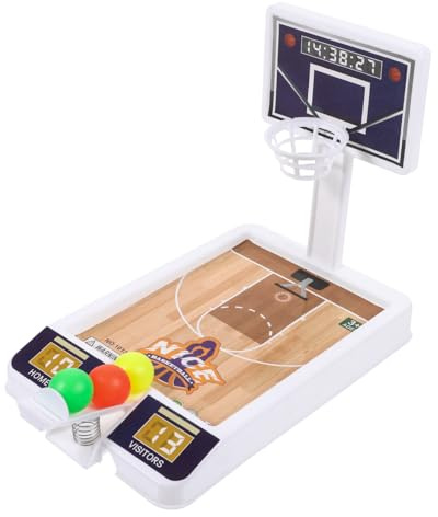 JOINPAYA 1 Jeu Mini Jouet de tir Portable Jeu de Table Mini de Basket-Ball de Bureau x de Basket de Bureau Jouets Panier Interieur de de Sport de Table drôle