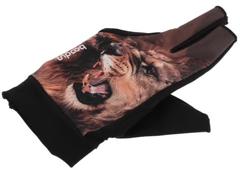 GAROZATION Billardhandschuh Für Snooker Und Pool Atmungsaktiv Und Elastisch Dünner Queuehandschuh Für Linkes Handgelenk Bequemer Sport-Accessoire Für Herren Und Damen