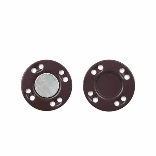 5 Paar magnetische Kleidungsknöpfe, unsichtbare Magnetknöpfe, Nähzubehör für Jacken, Mäntel, Strickjacken, Taschen, handgefertigt, DIY-Nähen, Druckknopf, Fuchsia, 20 mm