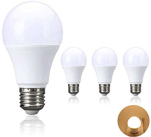Lampadina LED E27 12W Edison Screw Bulb (equivalente a 100W), 1050 Lumen, Lampadina a Risparmio energetico Classica a Globo, Bianco Caldo 2700-3000K, Confezione da 4 lampadine