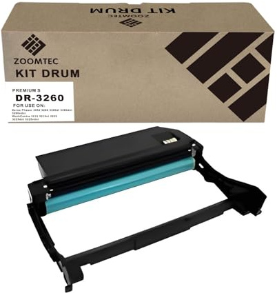 ZOOMTEC Sostituzione per DR-3260 DR 3260 101R00474 Tamburo Unità Drum Kit Compatibile per Stampante Xerox Phaser 3052 3260 3260dni 3260vdni WorkCentre 3215 3215ni 3225 3225dni 3225vdni (1x Nero)