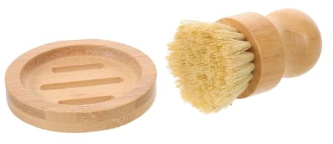 VICASKY Sisal Pot Scrubber Washer Brush for Kitchen Cleaning Vegetable Pot Pan Sink Scrubbing Tool Sisal Bristles