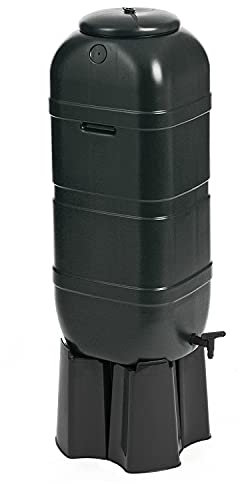 TFBF Ward Slim Water Butt Kit - 100 Litre Black