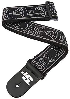 D'Addario 50 MM Js Strap, Skull 'N Bones (50JS01)