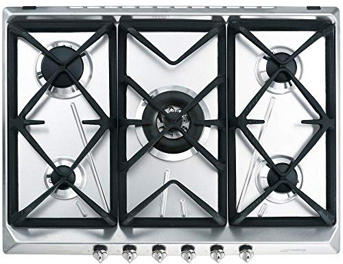 SMEG - Table Cuisson Gaz 70cm SRV576GH5 (SRV 576 GH 5) Inox