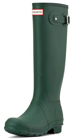 Hunter - Wellington Boots, Botas de Agua Mujer, Verde (Green HGR), 43 EU