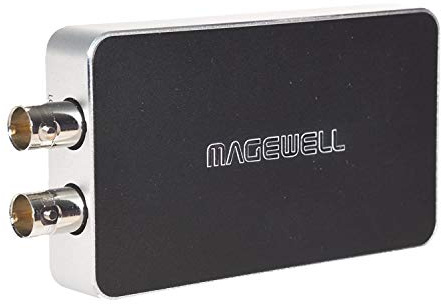 Magewell USB Capture SDI Plus– 1-Channel SDI to USB 3.1 Audio/Video Capture with Loop-Through, Analog Line I/O, Up to 2K / 120fps (32050)