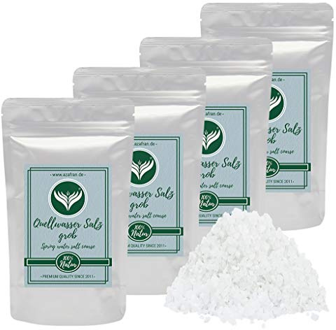 Azafran Quellwassersalz aus Portugal, naturbelassenes Ursalz, portugiesisches Quellsalz Salz 2kg