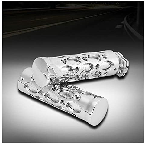 Motorrad-Griffe Motorrad Hohl Chrom 7/8Lenker Handgriff Sport Fahrrad Für Honda Für Suzuki Für Kawasaki Für Yamaha YZF R1 R6 R6s Für Ninja ZX