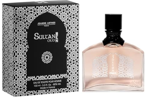 JEANNE ARTHES - Eau de Toilette Herr Sultan Oud - Parfym för män - sprayflaska 100 ml - tillverkad i Frankrike