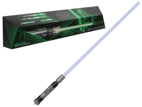 Star Wars Hasbro The Black Series, Spada Laser Elettronica Force FX Elite di Sabine Wren, con luci a LED di Nuova Generazione ed Effetti sonori, dai 14 Anni in su