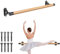 BeneLabel 0.9M Ballet Barre, Wall Mounted Wood Adjustable Dance Bar for Home Barre Workout Stretching Equipment with Metal Support Bracket Holder for Kids and Adults, 4cm Diameter