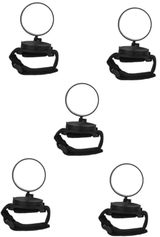 VANZACK 5stücke Wristband Rear View Mirror Verstellbares Handgelenk-rückspiegel Für Mountainbikes Und Rennräder Leicht Und Langlebig
