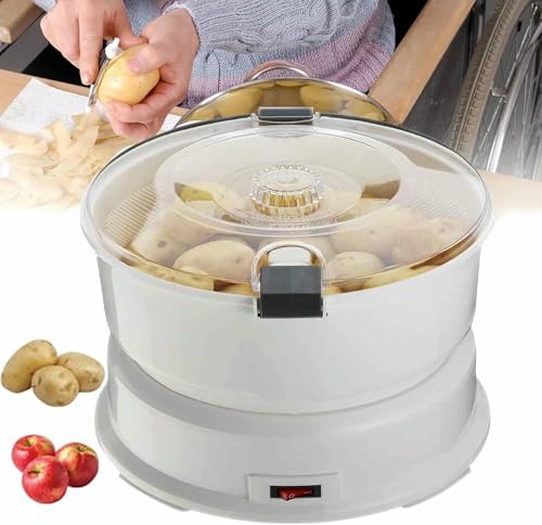 Éplucheur de pommes de terre électrique, séchoir à légumes 1 kg, peler de patate douce commerciale, convient pour la cuisine et le restaurant