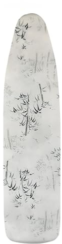ZIHQRgE Copriasse da Stiro e Imbottitura 50 x 130 cm, Bordi Elastici, Coulisse di Serraggio, Rende la Stiratura Facile e Comoda(Gray,130 x 50 cm)