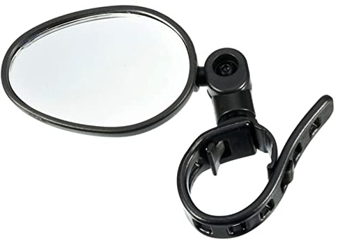 NIHENHAO Lenker Rückspiegel Drehbar Verstellbarer Griff für Motorrad ABS + Acrylglas + PVC-Halterung