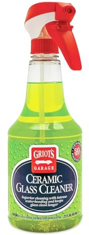 Ceramic Glass Cleaner 22 fl oz (651ml) – Streak-Free Glass Cleaning Spray for Car, Home & Office | Hydrophobic Formula Repels Water, Dirt & Grime for Crystal-Clear Shine