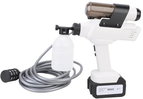 Kavolet Idropulitrice a Batteria per Auto, Patio, Pulizia Esterna con Aspirapolvere e Soffiatore, Idropulitrice Ricaricabile per Auto Private - Set Portatile 3 in 1 (Spina UE CA 100-240 V)
