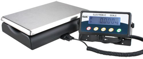 G&G 15kg/0,5g TC15KP Paketwaage Plattformwaage Digitalwaage Industriewaage Tischwaage/Batteriebetrieb möglich