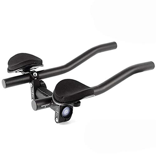 NANANA Lenkeraufsatz TT Lenker Bars Clip on Time Trial Bars Triathlon Lenker Aluminiumlegierung Armauflage für Triathlet Rennrad Mountainbike Reiten[2,2 cm-2,65 cm Lenker]