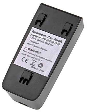 vhbw Akku kompatibel mit Parrot Anafi Drohne Multicopter Quadrocopter (2700 mAh, 7,6 V, Li-Polymer)