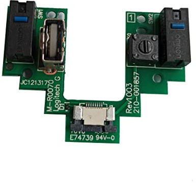 LICHIFIT Mausradplatine Mikroschalter Tastenbrett für Logitech G Pro Wireless Gaming Maus Ersatz Zubehör