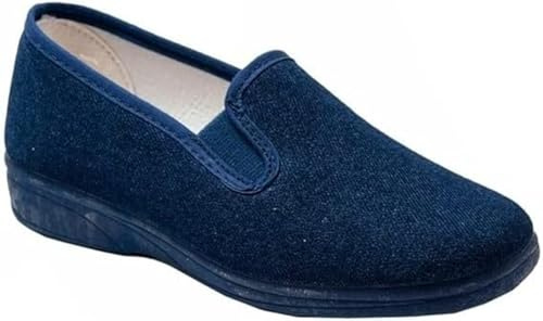Alcalde 500 Skor Sommarduk Komfort för kvinnor Tejano färg med lätt kil. Mocasin Kung Fu Gummiskor Elastic, Texano, 41 EU