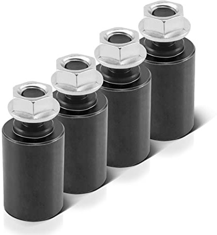 STAHLWERK Anschlagbolzen mit Abhebesicherung 34 x 50 mm mit Gewinde M 14 für Schweißtische mit D 22 Lochsystem - Praktisches 4er Set