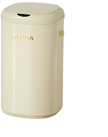 Papeleras automáticas Cubo de Basura de inducción de Gran Capacidad de 30L, hogar Inteligente, Sala de Estar, Cocina, luz, Caja de Almacenamiento de Basura de Lujo con Tapa Cubos de Basura Tapa