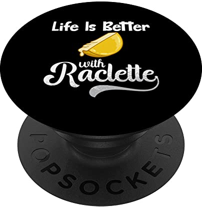 Raclette Cheese Grill Machine Dinner Fondue Recipes PopSockets Swappable PopGrip
