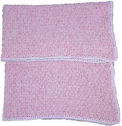 Babydecke -selbstgestrickt aus 2 Wollen - Merino Extrafein und Softcotten/Handgemacht/Mädchen/Junge/Kinderdecke / /Kuscheldecke/Krabbeldecke