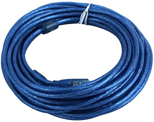 XYWHPGV Computadora USB A Macho a USB B Macho Extensión Cable de Impresora 10M de Largo Azul(27b1d 0b231 1c57f 13b85 7b9ea 46cc6