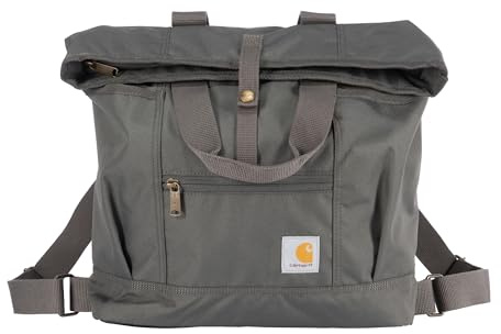 Carhartt, Strapazierfähige Tasche mit verstellbaren Trägern und Laptopfach, wandelbarer Rucksack, Tragetasche, Einheitsgröße, Kies