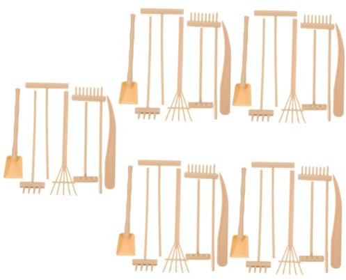 Mipcase 5ensembles Jardin Zen avec Râteau De Outils De Jardin Zen pour Détente Et Accessoires pour Table Décoration Intérieure Et Relaxation