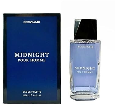 Midnight Him & MidNight Pour Homme Eau De Toilette Men's Long Lasting Fragrance 100ML (Mighty)