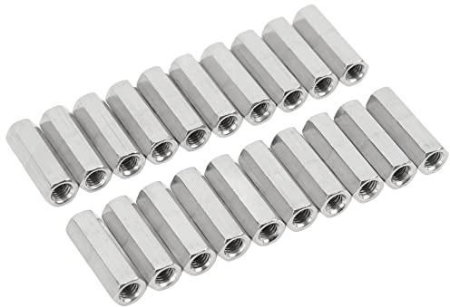M5 Sechskantmutter Set - 20 Stück 304 Edelstahl Verbindungsmuttern 25 mm für präzise Befestigungen und vielseitige Anwendungen