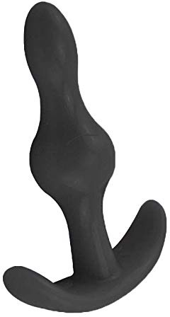 BONDAGERIE® Mini plug anale piccolo sextoysys easy in silicone medico 100% sicuro morbido, colore Nero