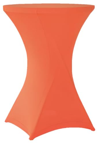 Gastro Uzal Stehtischhusse Stuttgart (Orange, 80cm)