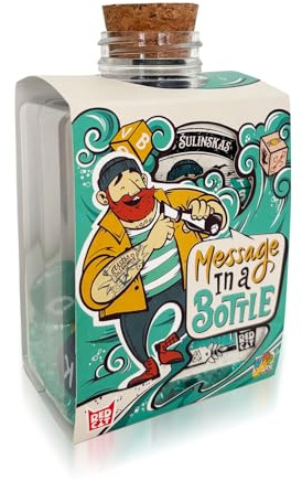 Message in a Bottle - Brädspel - Tärningar och flaskbokstäver - 2–6 spelare - 8+ år