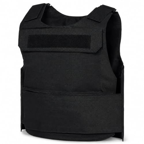 Kugooyi Taktische MOLLE Weste Leichte Verstellbare Outdoor Trainingsweste für Airsoft, Paintball, Cosplay & Wandern, Atmungsaktive Utility Weste Groß