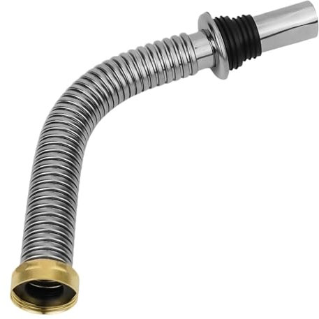 UDAMX Tuyau de vidange d'évier en Acier Inoxydable, Salle de Bains et Cuisine 40/60cm, Siphon de vidange des déchets, Tuyau Flexible, égouttoir de Bassin(40cm)