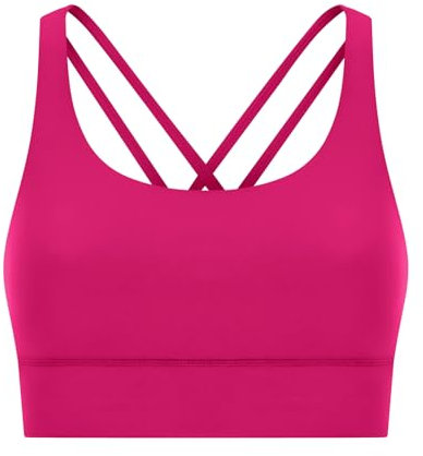 CHICMARK Gilet da palestra da donna traspirante con comodo top sportivo in tessuto elasticizzato (Fucsia, XL), Fucsia, XL