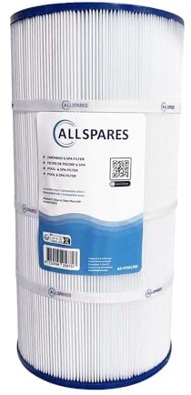 AllSpares Filtro de agua para jacuzzi/piscina, cartucho de filtro adecuado para Pentair Clean & Clear Plus 240 / H-RAF173572 | Ø178 x 359 mm