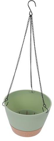TOYANDONA Maceta Colgante para Jardín y Decoración Práctica para Plantas de Interior Soporte de Montaje Pared Color Verde Frijol