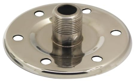 Flanschdeckel für hauswasserwerk druckkeller druckbehälter membrandruckbehälter flansch ausdehnungsgefäß membrankessel heizung (153X32mm Rostfreier Stahl)